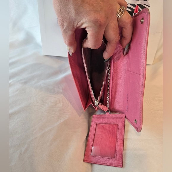 Prada pink saffiano leather protect piece - Picture 7 of 12